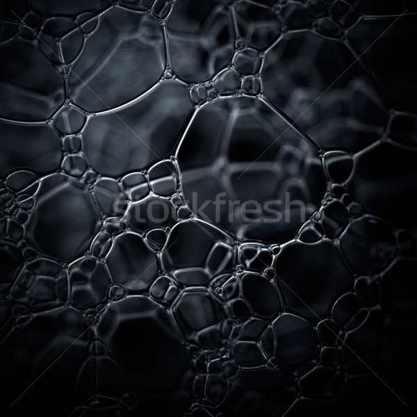 Spuma textură negru fundal întuneric lichid Imagine de stoc © pashabo