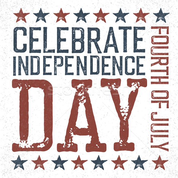 Independence Day Label for Holiday. Design template. Stock photo © pashabo