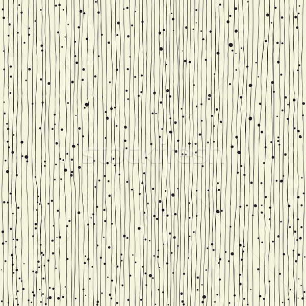 Thin vertical lines and dots. Seamless hand-drawn pattern Stock photo © pashabo