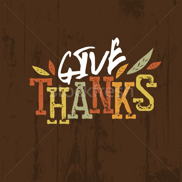 Happy Thanksgiving design. For holiday greeting cards designs  Stock photo © pashabo