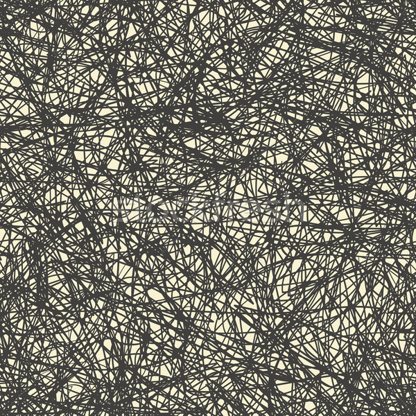Hand-drawn abstract scribble seamless pattern. Vector Stock photo © pashabo