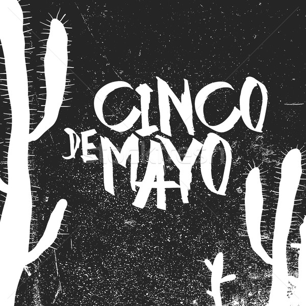Cinco de Mayo vector illustration. 5 of May holiday vector. Cinc Stock photo © pashabo
