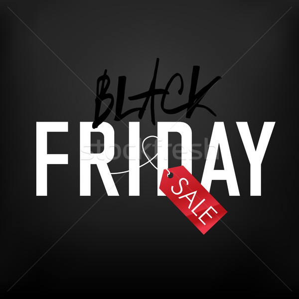 Black friday ventes publicité affiche noir [[stock_photo]] © pashabo