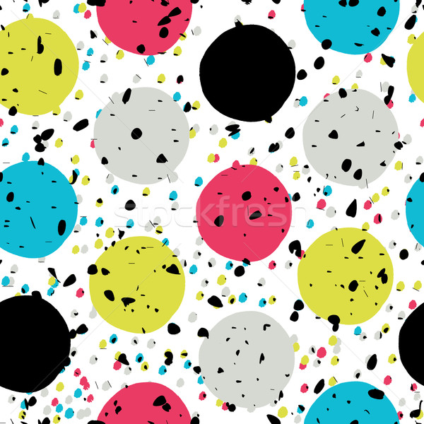 Chaotischen farbenreich Teilchen Muster abstrakten Stock foto © pashabo