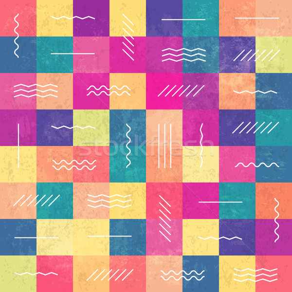 Retro colorful vintage background Stock photo © pashabo