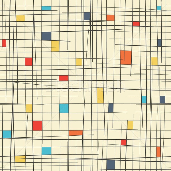 Cell abstract seamless pattern. Vector Stock photo © pashabo