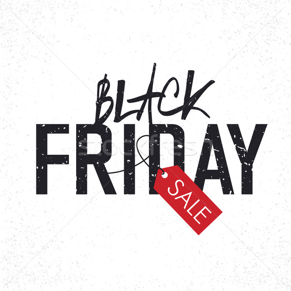 Stock fotó: Black · friday · eladó · hirdetés · poszter · karácsony · fák