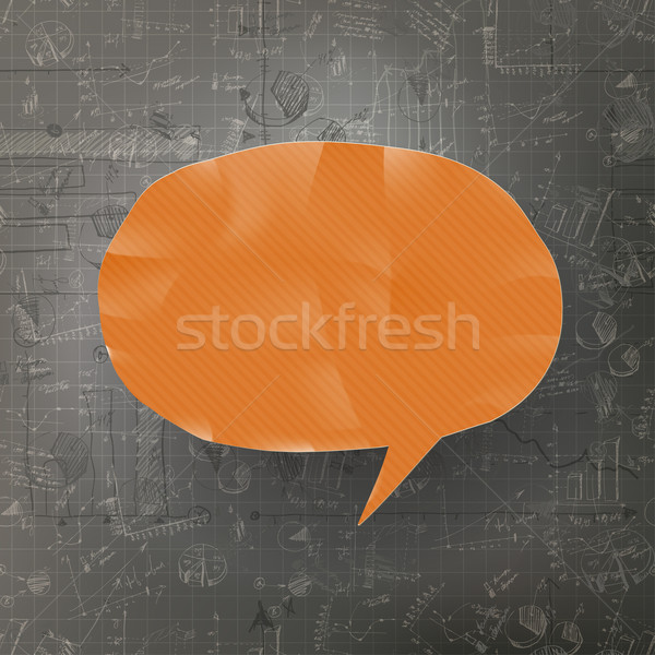 Abstract business background with graphs. Vector illustration, E Stock photo © pashabo