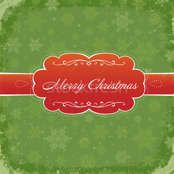 Merry Christmas Grunge Invitation Background. Vector, Eps8. Stock photo © pashabo