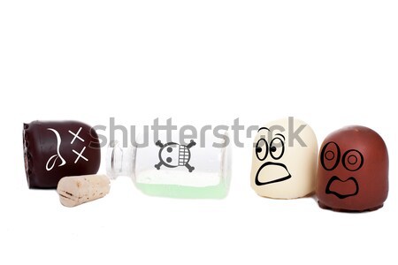 Concept children should not play with drugs Stock photo © Pasiphae