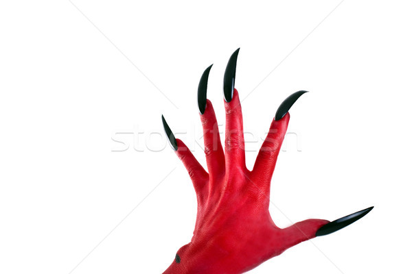 red devil´s hand Stock photo © Pasiphae