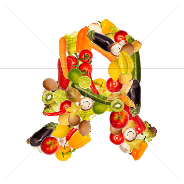 symbol for pharmacy of fruits and vegetables Stock photo © Pasiphae