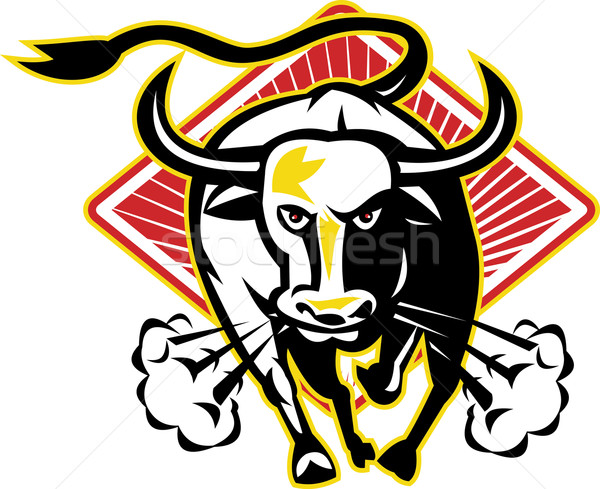 Raging Bull Charging Attacking  Stock photo © patrimonio