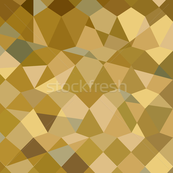 Drab Brown Abstract Low Polygon Background Stock photo © patrimonio
