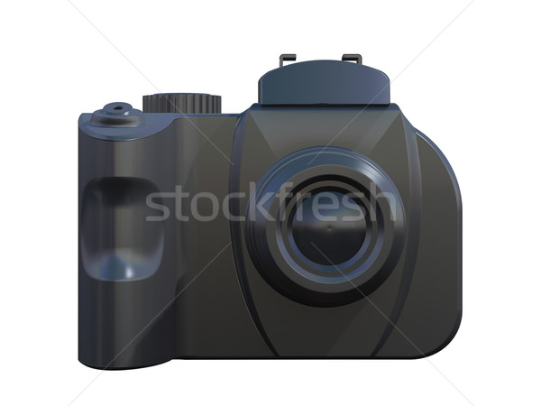 Dslr камеры изолированный белый 3d визуализации Сток-фото © patrimonio