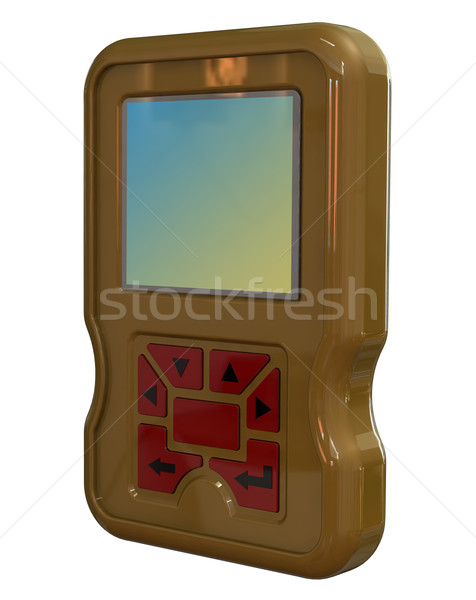 Stock photo: 3d render of mobile cellphone pda phone