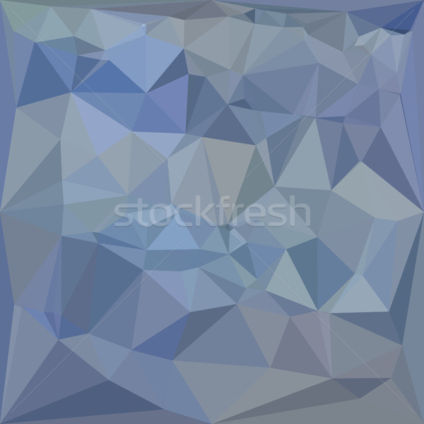 Light Steel Blue Abstract Low Polygon Background Stock photo © patrimonio