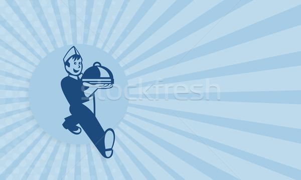 Zdjęcia stock: Kelner · gotować · kucharz · piekarz · żywności