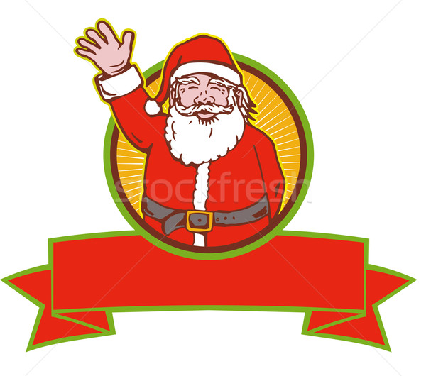 Santa Claus Father Christmas Cartoon Stock photo © patrimonio