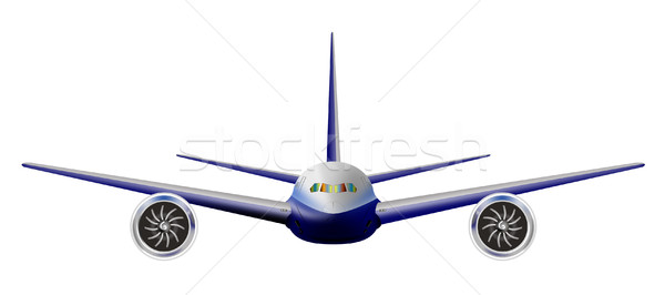 commercial jet plane airliner Stock photo © patrimonio