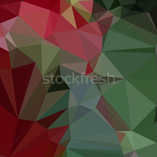 Tief karminrot rosa abstrakten niedrig Polygon Stock foto © patrimonio