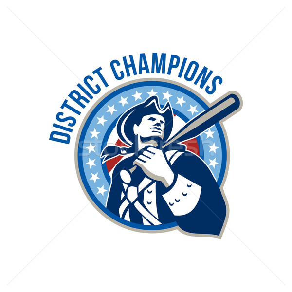 American Patriot Baseball District Champions Stock photo © patrimonio