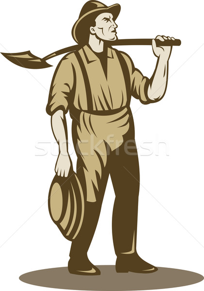 Miner, prospector or gold digger  Stock photo © patrimonio