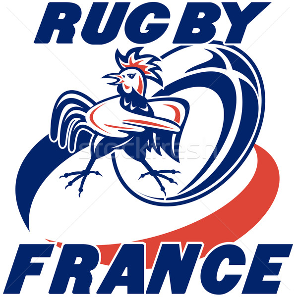 rugby rooster cockerel france Stock photo © patrimonio