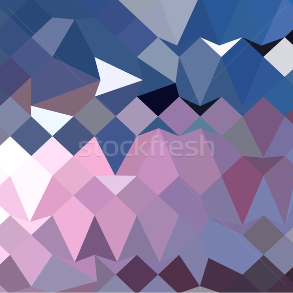 Celestial Blue Abstract Low Polygon Background Stock photo © patrimonio