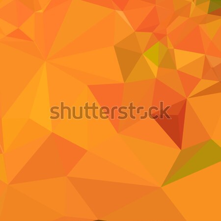 Pumpkin Orange Abstract Low Polygon Background Stock photo © patrimonio