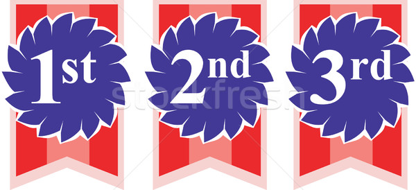 1st 2nd 3rd Rosette Awards Stock photo © patrimonio