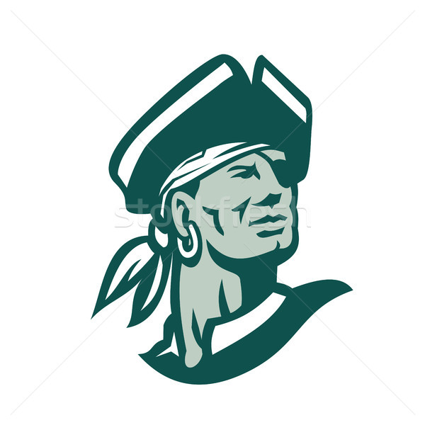 Captain Buccaneer Icon Stock photo © patrimonio