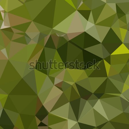 Sap Green Abstract Low Polygon Background Stock photo © patrimonio