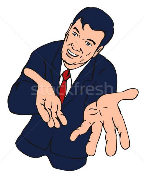 Businessman Extending Hands Stock photo © patrimonio
