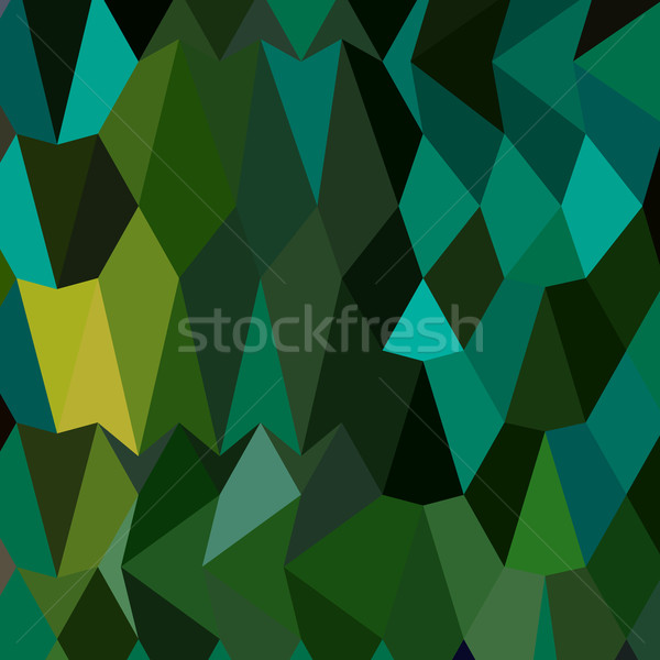 Brunswick Green Abstract Low Polygon Background Stock photo © patrimonio