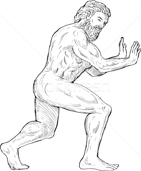 Hercules pushing Stock photo © patrimonio