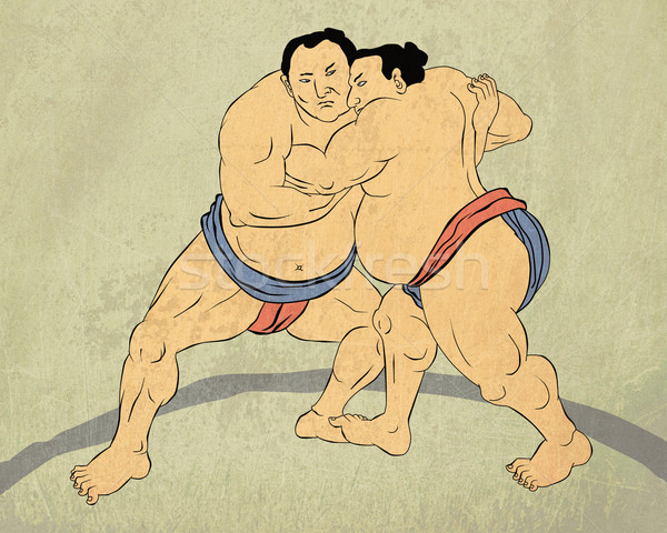 Japanese sumo wrestler Stock photo © patrimonio