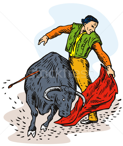 Stock photo: Bullfighter Matador Bullfighting