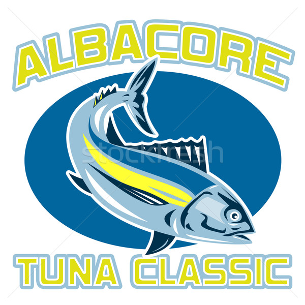 albacore tuna fish classic Stock photo © patrimonio