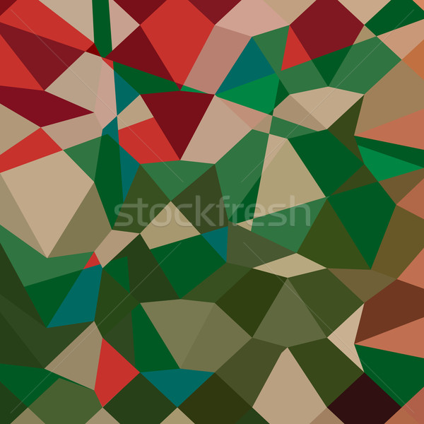 Amazon Green Abstract Low Polygon Background Stock photo © patrimonio