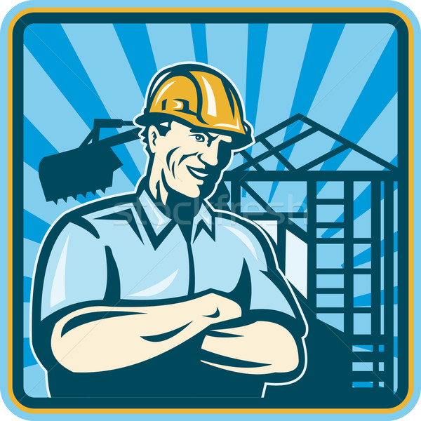 Construction Engineer Foreman Worker Stock photo © patrimonio