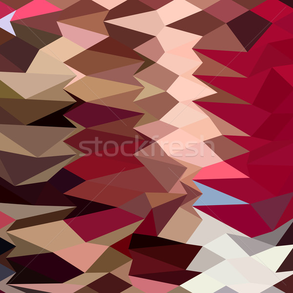 Vermillion Abstract Low Polygon Background Stock photo © patrimonio