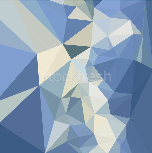 Columbia Blue Abstract Low Polygon Background Stock photo © patrimonio
