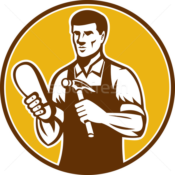 shoemaker cobbler repair shoe retro style Stock photo © patrimonio