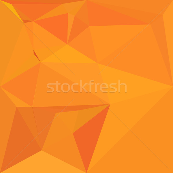 Citromsárga absztrakt alacsony poligon stílus illusztráció Stock fotó © patrimonio