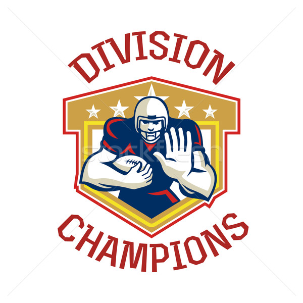 American Football Division Champions Shield Stock photo © patrimonio