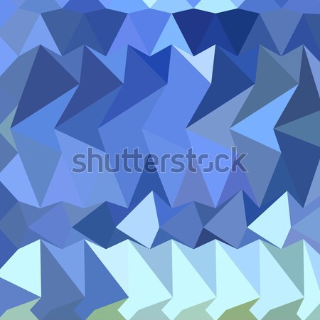 Kék absztrakt alacsony poligon stílus illusztráció Stock fotó © patrimonio