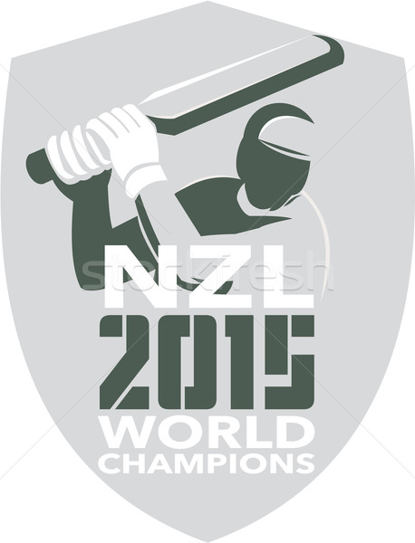 New Zealand Cricket 2015 World Champions Shield Stock photo © patrimonio