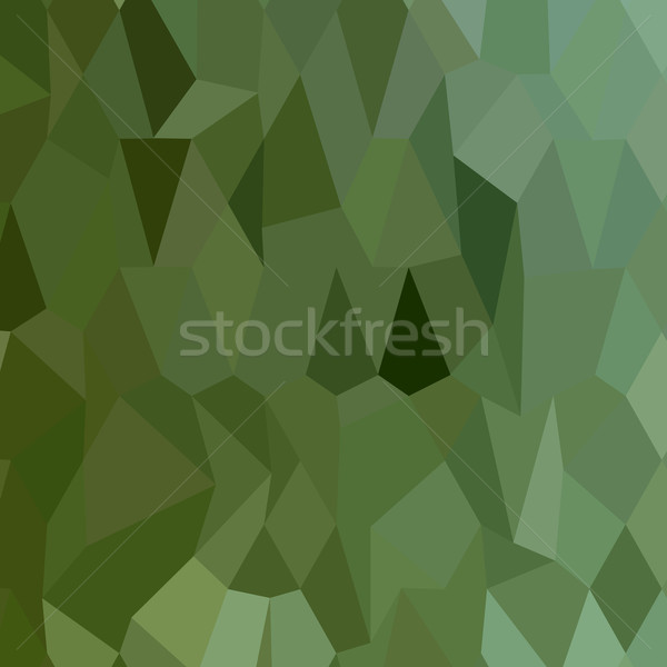 Stock photo: Tea Green Abstract Low Polygon Background