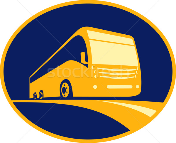 Turísticos entrenador autobús icono Foto stock © patrimonio